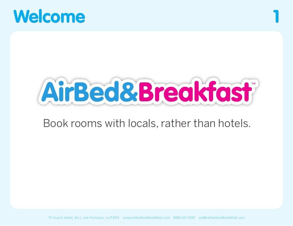 Educate founders on Airbnb's seed deck
